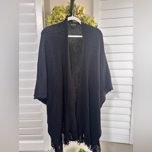 Steve Madden Black Knit Cardigan - Picture 1 of 6